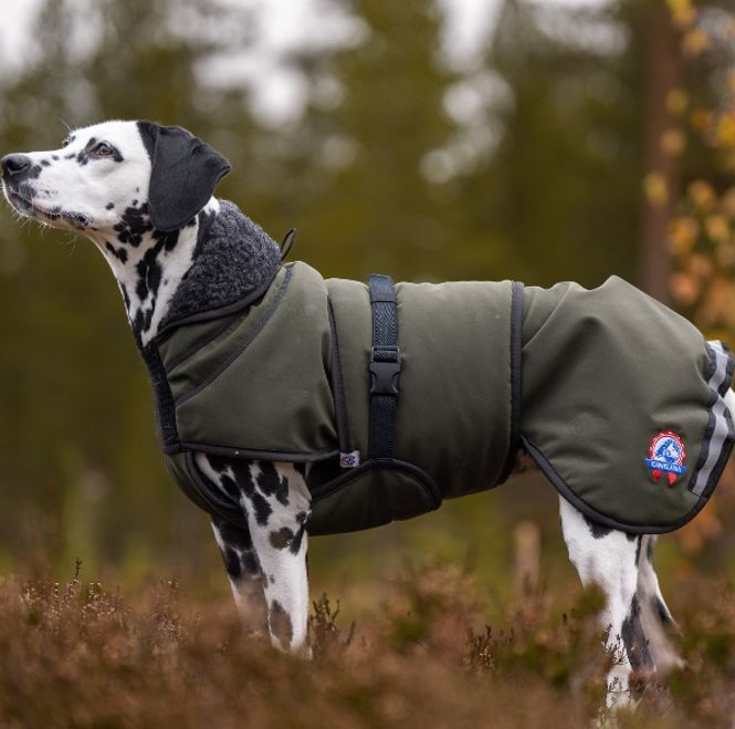 Hovedbilde Thermo grønn-100% ull dekken hund softshell ...