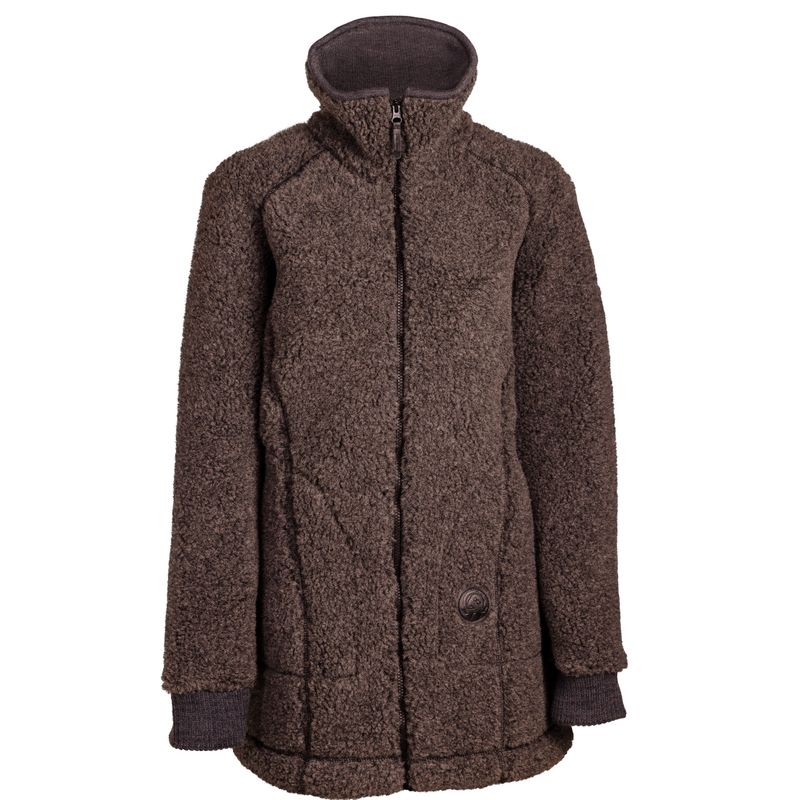 Frida ulljakke lang damemodell 100% ull